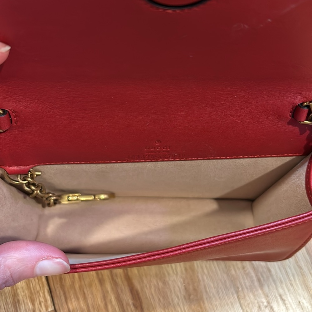 Gucci marmont red bag - Picture 8 of 13